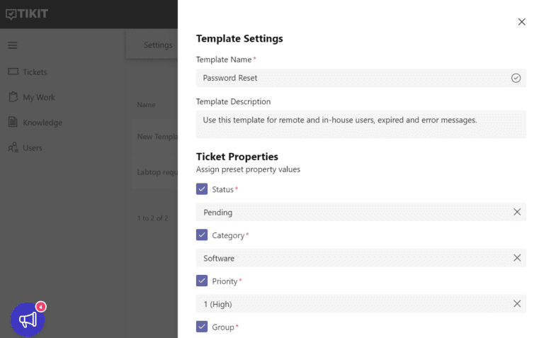 How to Create and Apply Tikit Templates | Tikit.AI
