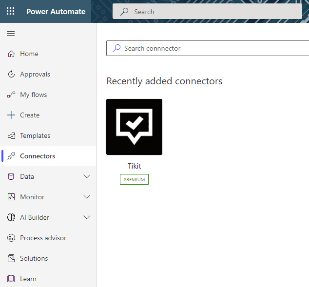 service desk workflows; Tikit's new Power Automate connector